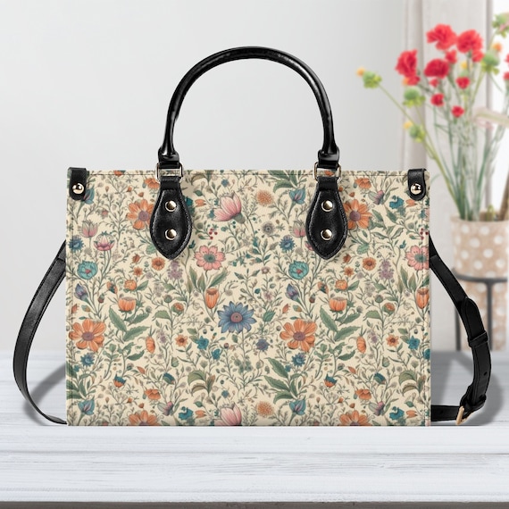 Floral Sequin Bag - Pinktini