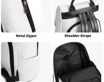 Cottagecore Flower PU Vegan Leather Anti Theft Backpack  display picture 1