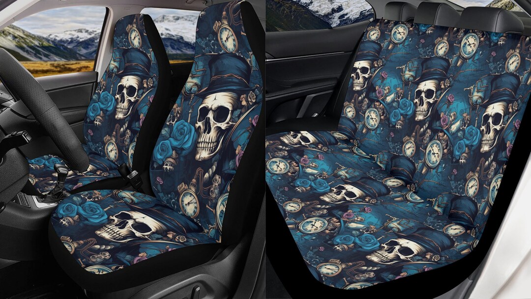 Clockwork Steampunk Vintage Universal Fit Car Seat Covers