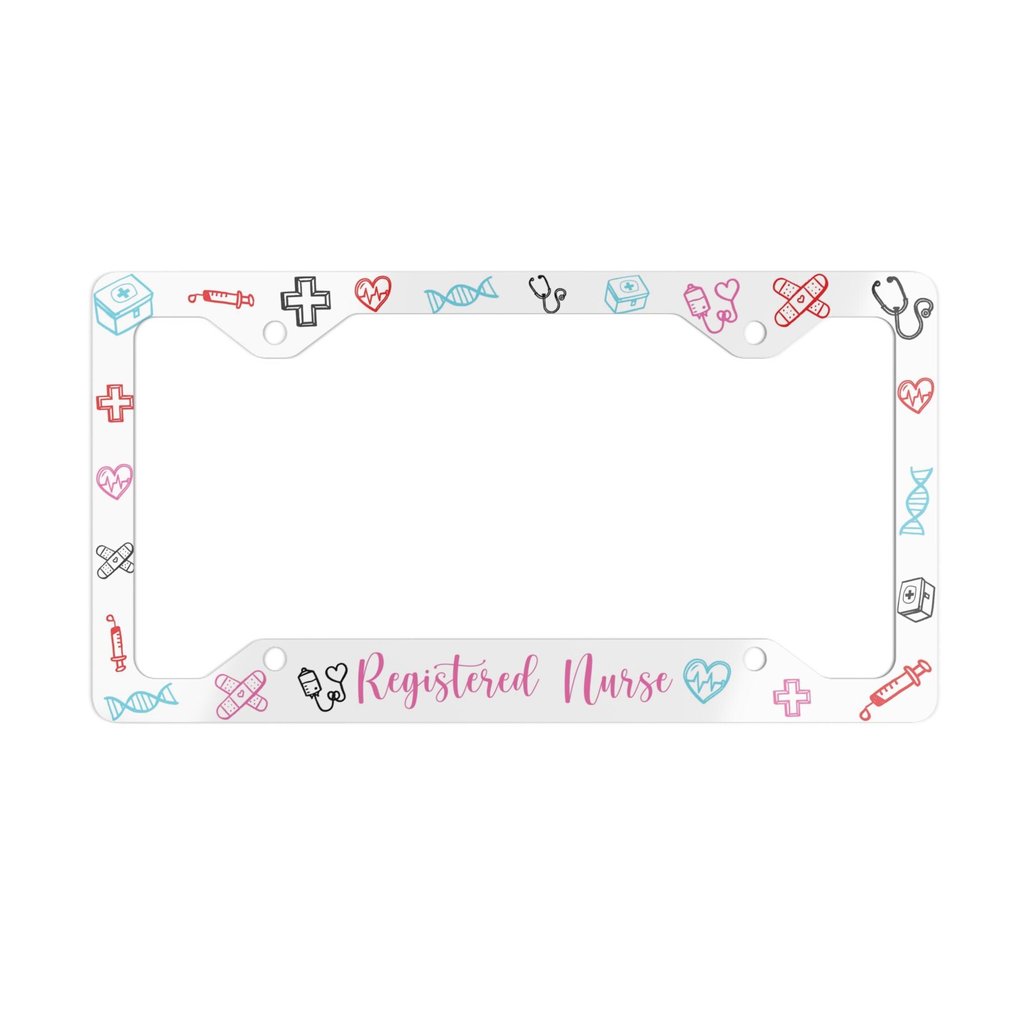 Best HD Pictures about  Nurse License Plate Frame  with No AI Images