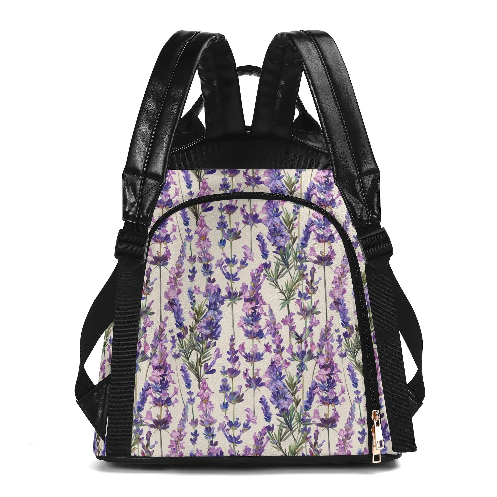 Lavender Vegan Leather Backpack - Kaya 15 inch Laptop Backpack in Lavender | CALPAK main image 2
