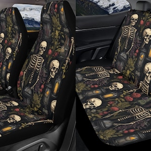 Skull Decor Car Goth Car Accessories Goth Accessories Car Interior  Accessories Witchy Decor Goth Decor Gothic Decor Car Seat Covers 