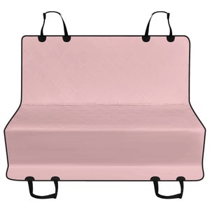 Baby Rosa Auto Haustier Sitzbezug, niedliche ästhetische rosa Liebhaber Hund Hängematte für Rücksitz, Autositz Beschützer, lustiges Geschenk für Hundebesitzer