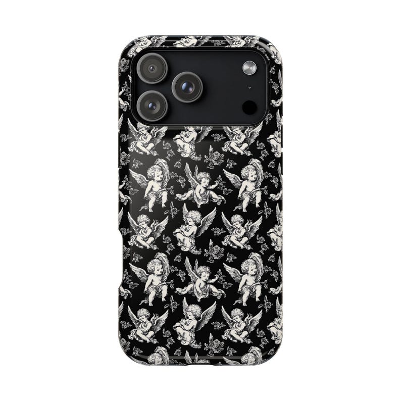Retro Angels Magsafe iPhone Case, Aesthetic Angel Christian Phone ...