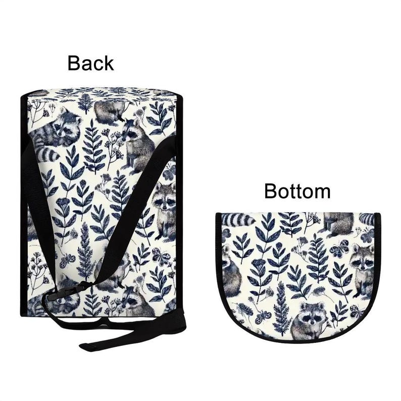Vintage Raccoon Car Trash Bag, Y2K Funny Raccoon Garbage Can, Cute Aesthetic Car Accessories For Women, Car Interior Decor, Gift For Her image 4