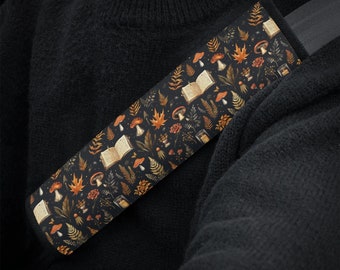 Gruselige Halloween-Auto-Sicherheitsgurt-Abdeckung, Vintage Witchy Cottagecore-Sicherheitsgurt-Abdeckung, Auto-Sicherheitsgurtpolster, Autozubehör, Auto-Dekor-Geschenk