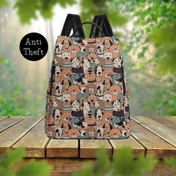Anti theft backpack cute 2025