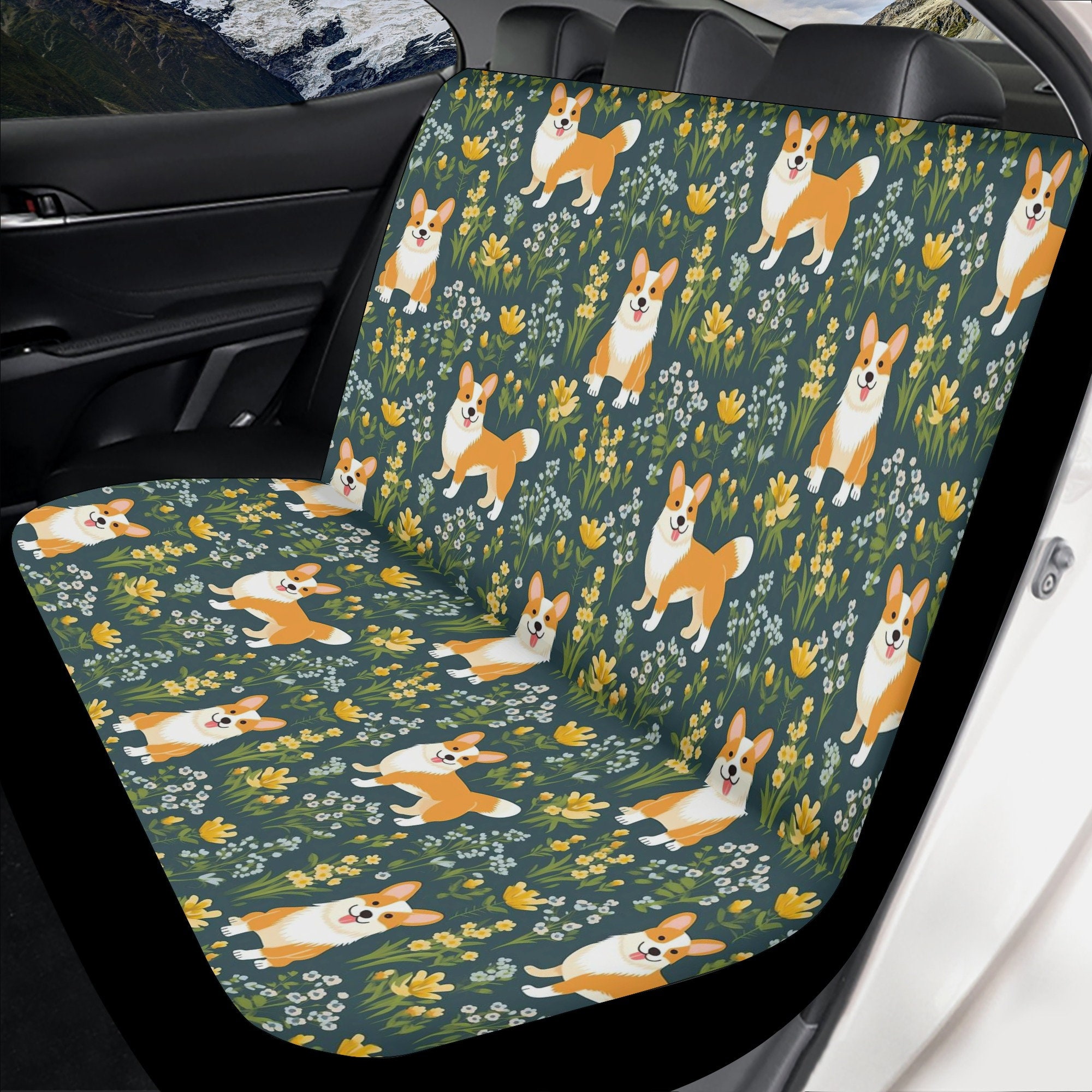 Corgi Car Seat Cover, Corgi Lovers Gifts
