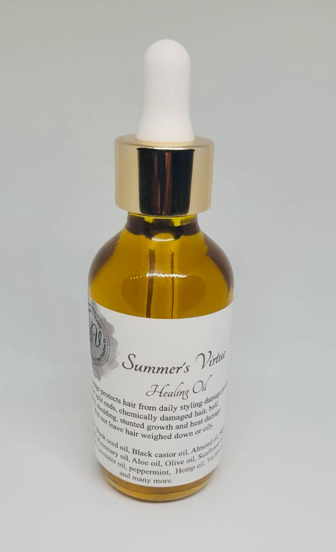 Chebe Hair Oil, Rosemary Sage Hair Loss Oil, Black Castor Oil Hair