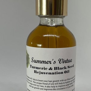 Turmeric and Black Seed Rejuvenation Oil