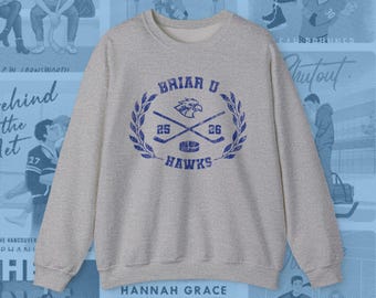 Briar Hockey Distressed Crewneck