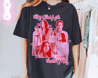 Jennifer Check Hell is a Teenage Girl Oversized Print Tee
