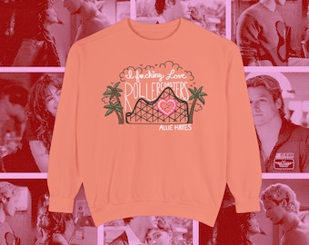 Allie Rollercoasters Comfort Colors Crewneck Sweatshirt