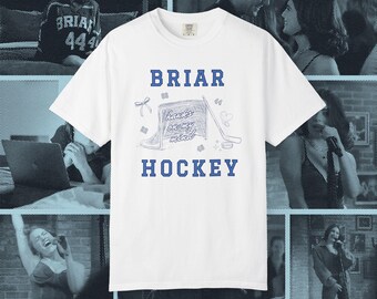 Hawks on My Mind Hockey Sketch Comfort Colors Tee Shirt