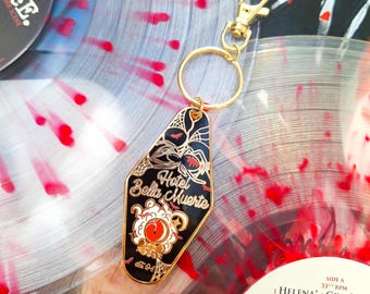 Hotel Bella Muerte Hard Enamel Motel Keychain