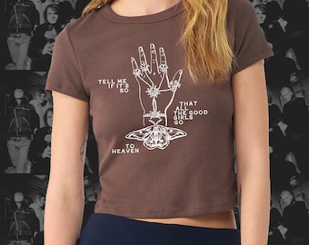 How I Disappear Crop Baby Tee