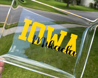 Personalized College Tray - Acrylic