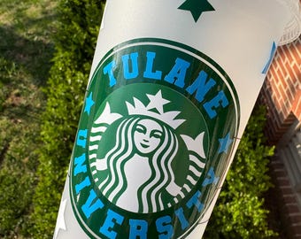 NEW in BOX Starbucks ASU Campus Collection Reusable Cold Cups Set of 5 W/  Straws - Etsy