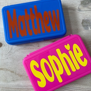 Personalized Pencil Box for School, Plastic Pencil Box, School Supplies