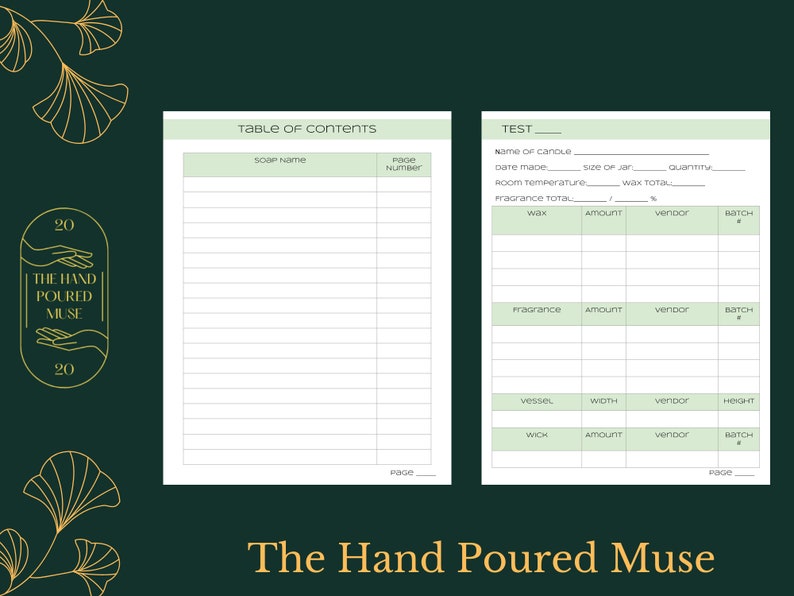 The Ultimate Candle Maker's Workbook Bundle Printable Product