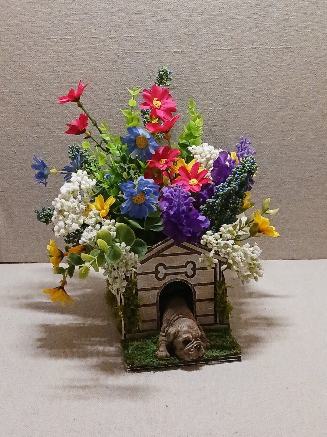 ITS DOG Floral Garden Frame House