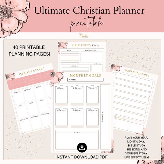 ultimate-christian-printable-planner-faith-planning-pages-etsy