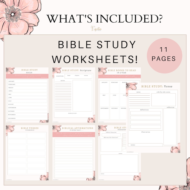Ultimate Christian Printable Planner Faith Planning Pages - Etsy