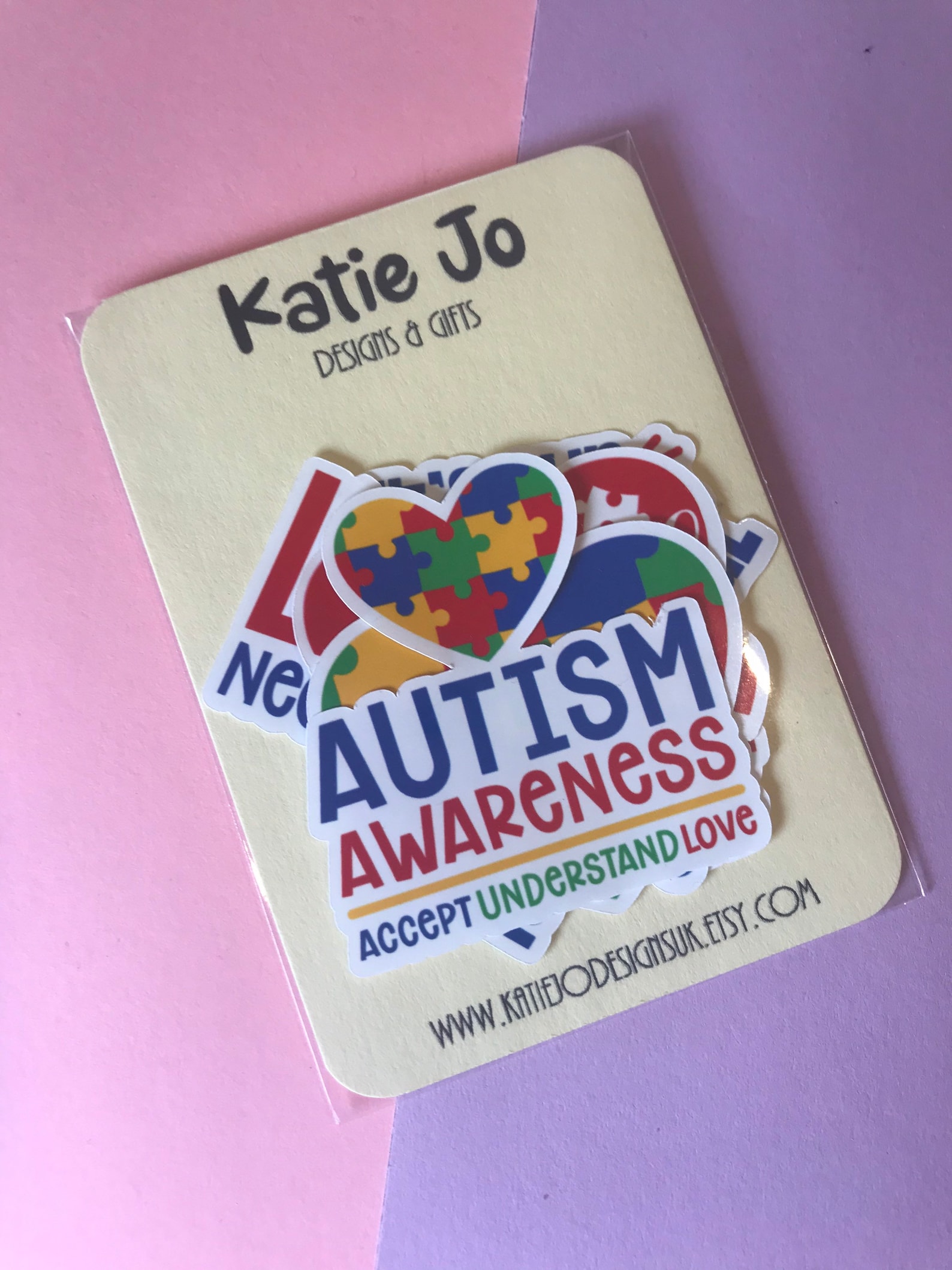 Autism Awareness Die Cut Sticker Pack Etsy