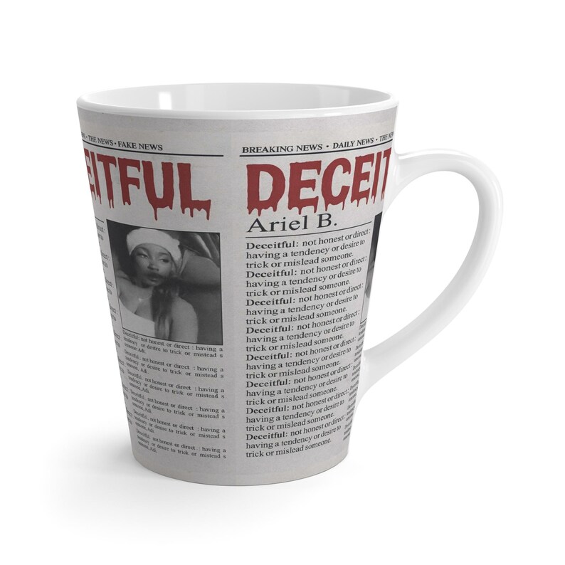 Ariel B. "Deceitful" Latte Mug image 3