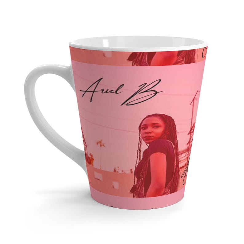 Taza de café con leche "Keep On" de Ariel B. imagen 2