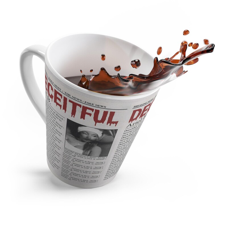Ariel B. "Deceitful" Latte Mug image 4
