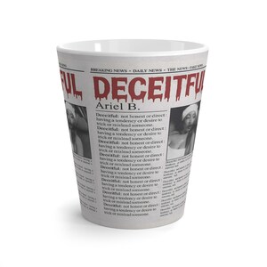 Ariel B. "Deceitful" Latte Mug image 2