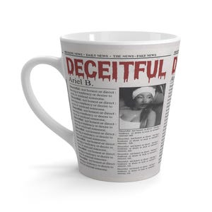 Ariel B. "Deceitful" Latte Mug image 1