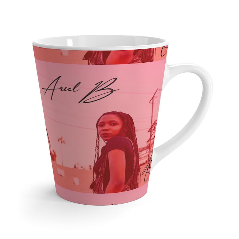 Taza de café con leche "Keep On" de Ariel B. imagen 1
