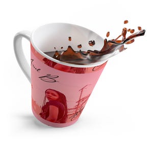 Taza de café con leche "Keep On" de Ariel B. imagen 4