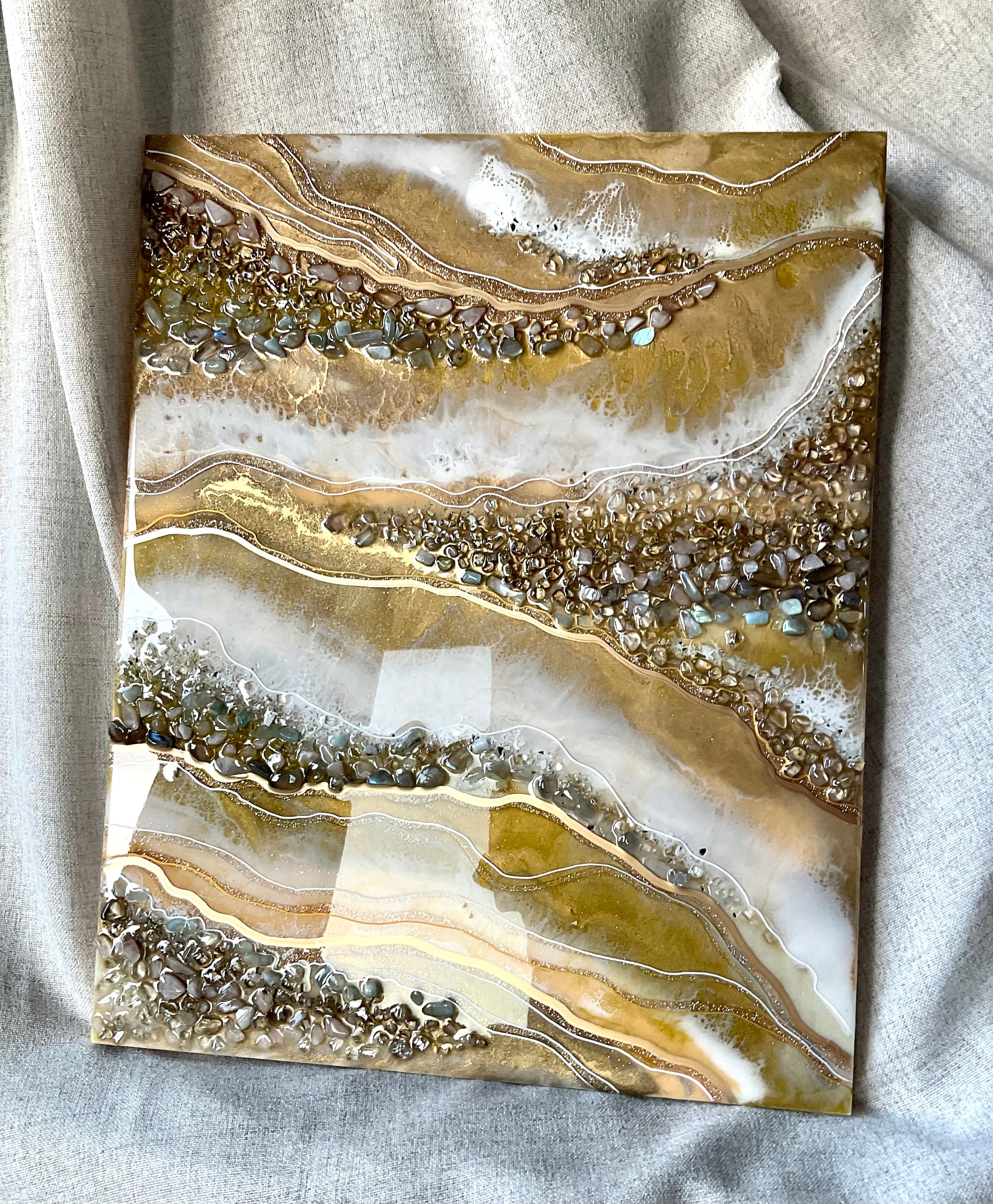 Made to Order Resin Wall Art. Custom Geode Wall Art. Wall Painting. Art