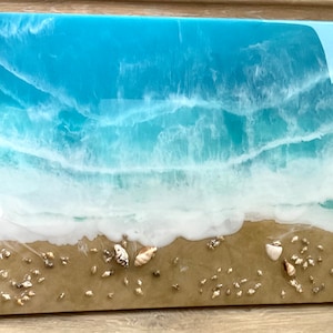 Oceaanschildering op maat, aangepaste harskunstwerken, oceaanharskunst, 3D-muurkunst, kunst aan de muur hars, oceaanschildering, oceaanhars, epoxyharskunst