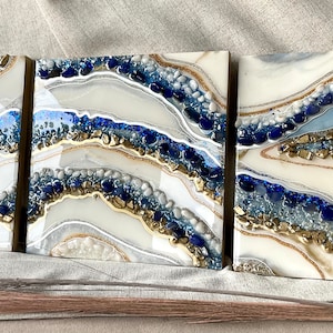 Made to order resin wall art. custom geode wall art. wall painting. art decorated with quartz and amethyst. resin wall panel