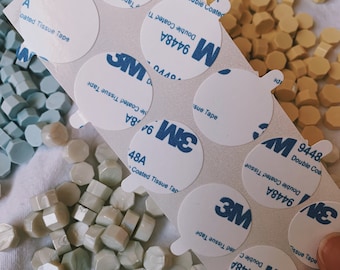 3M Wax Seal Stickers | Double Sided, Self Adhesive, Easy Peel