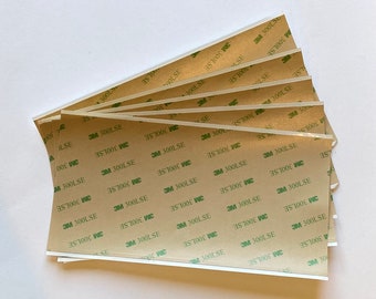 3M 300LSE Adhesive Sheets | 10cm x 20cm | 3.9 inch x 7.8 inch | Easy to Peel