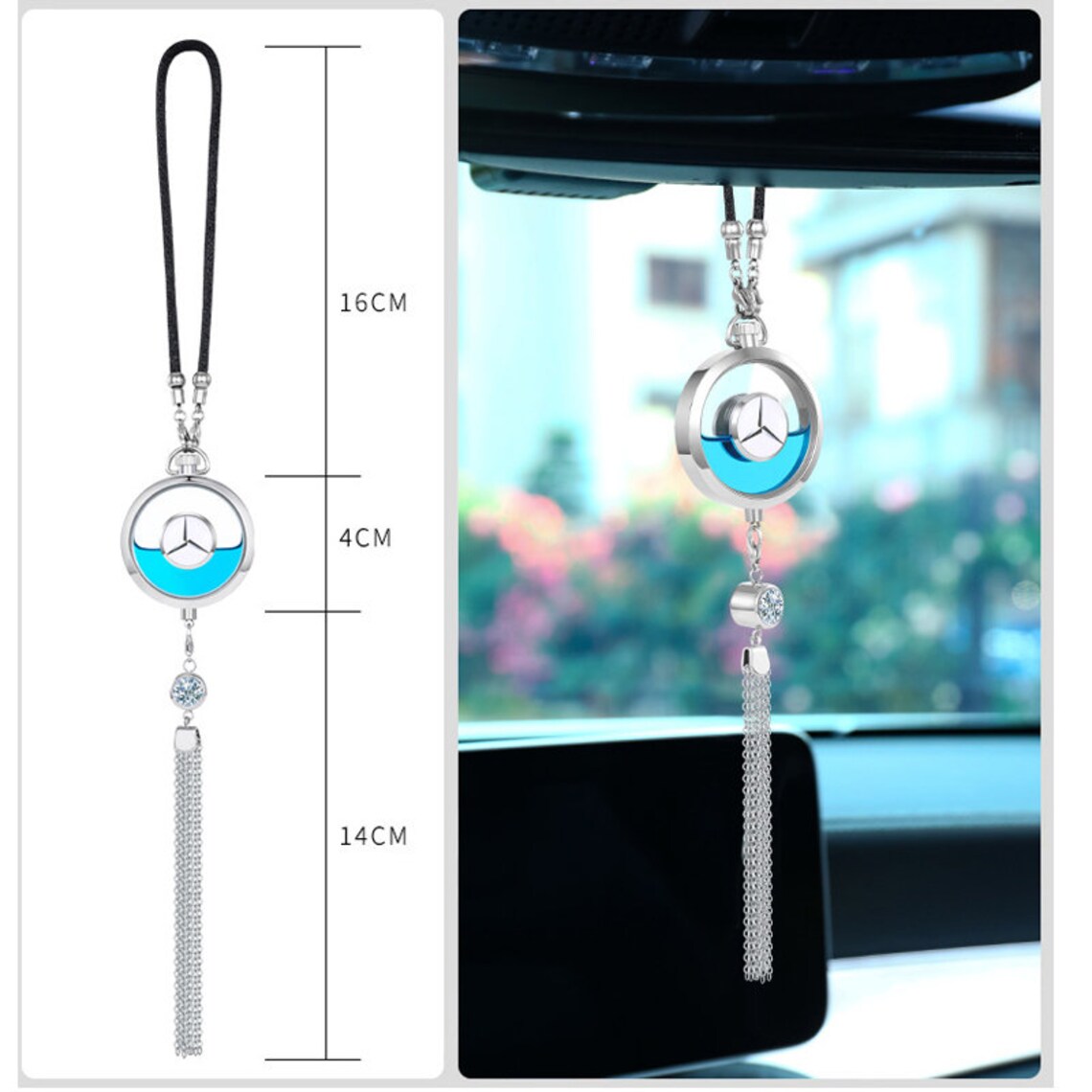 Car logo Air Freshener Bottle Diffuser Mirror Perfume Pendant Etsy