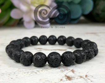 Lava Rock Bracelet