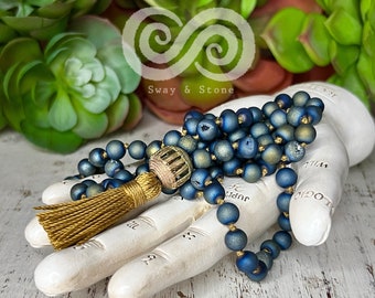Terra Druzy Mala Prayer Beads