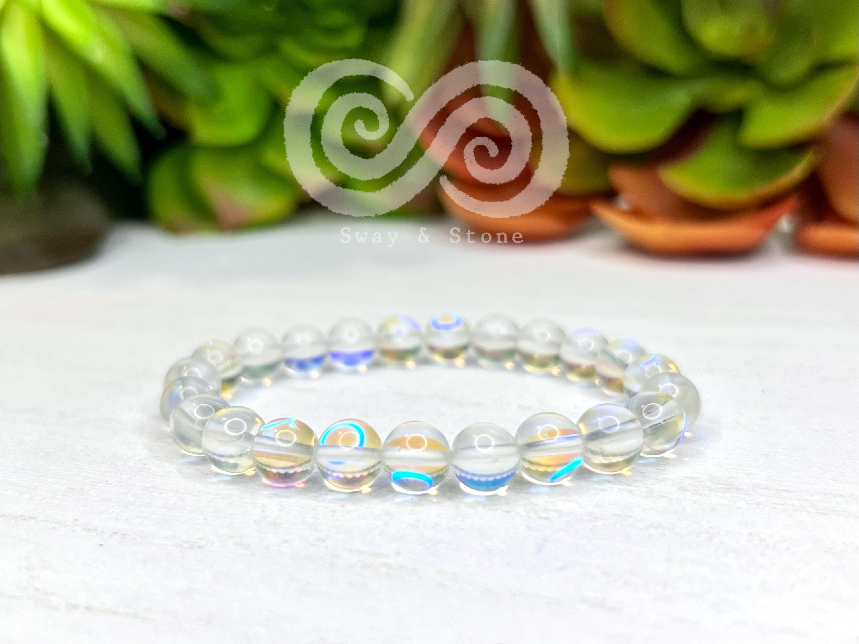 Mystic Aura Quartz Beads - Clear Holographic Gems For DIY Jewelry Making 9 thumbnail image