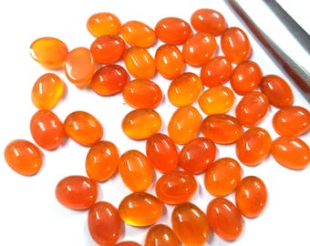 Natural Carnelian Oval Flat Back Cabochons Loose Gemstone 3x5,4x6,5x7,6x8,7x9,8x10,9x11,10x12,10x14,12x16,13x18,15x20,16x22,18x25,20x30MM