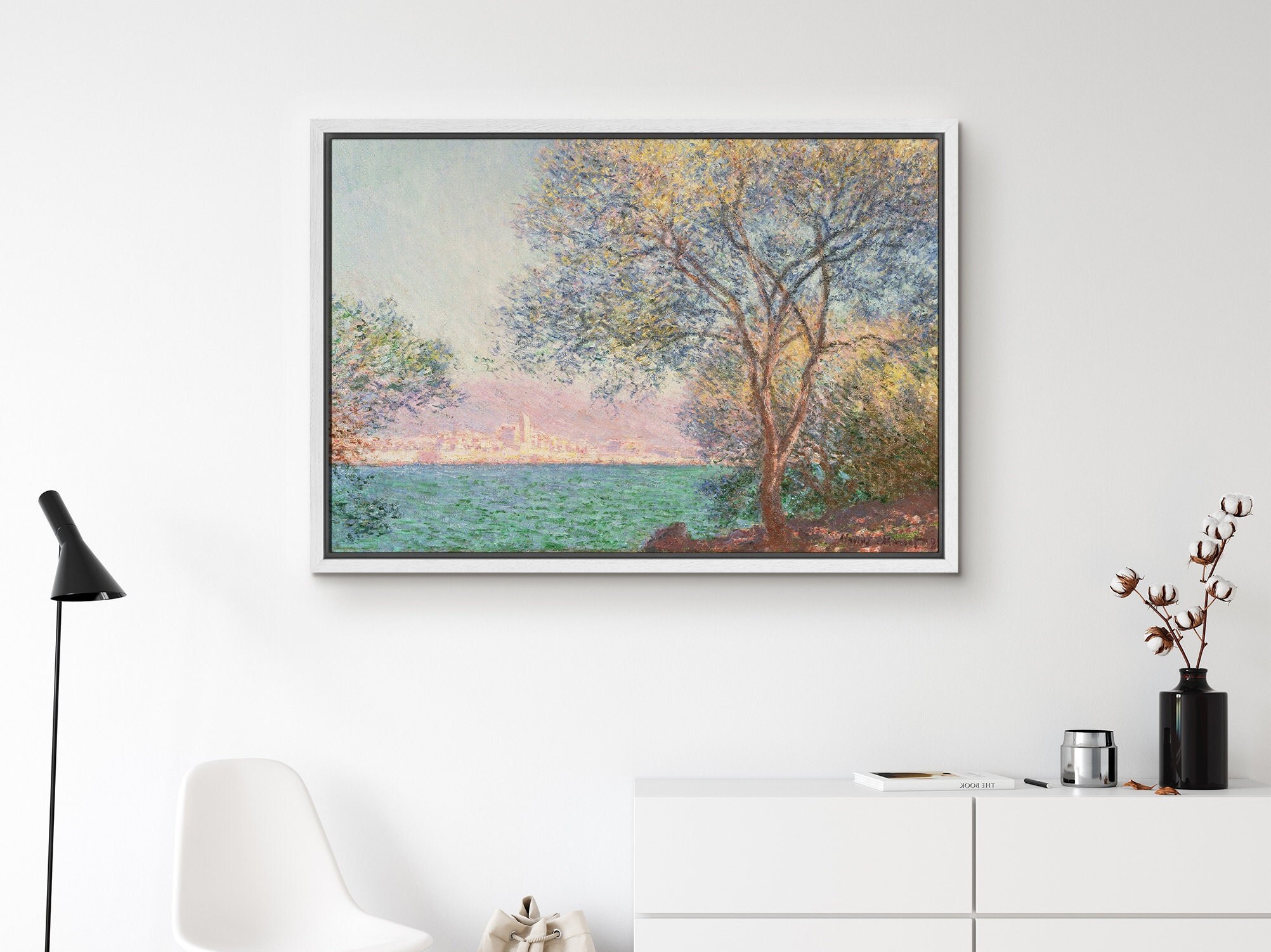 Easysuger Claude Monet Wall Art Antibes in the Morning - Etsy