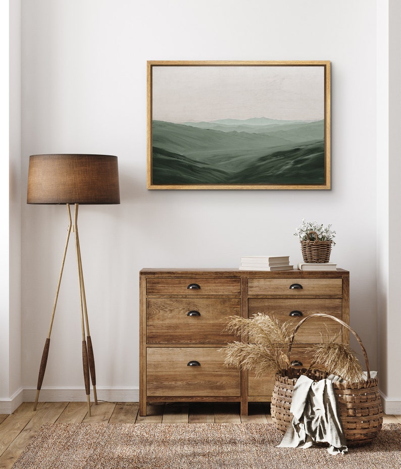 Easysuger Oil Painting Landscape Wall Art Nature Framed Large Etsy