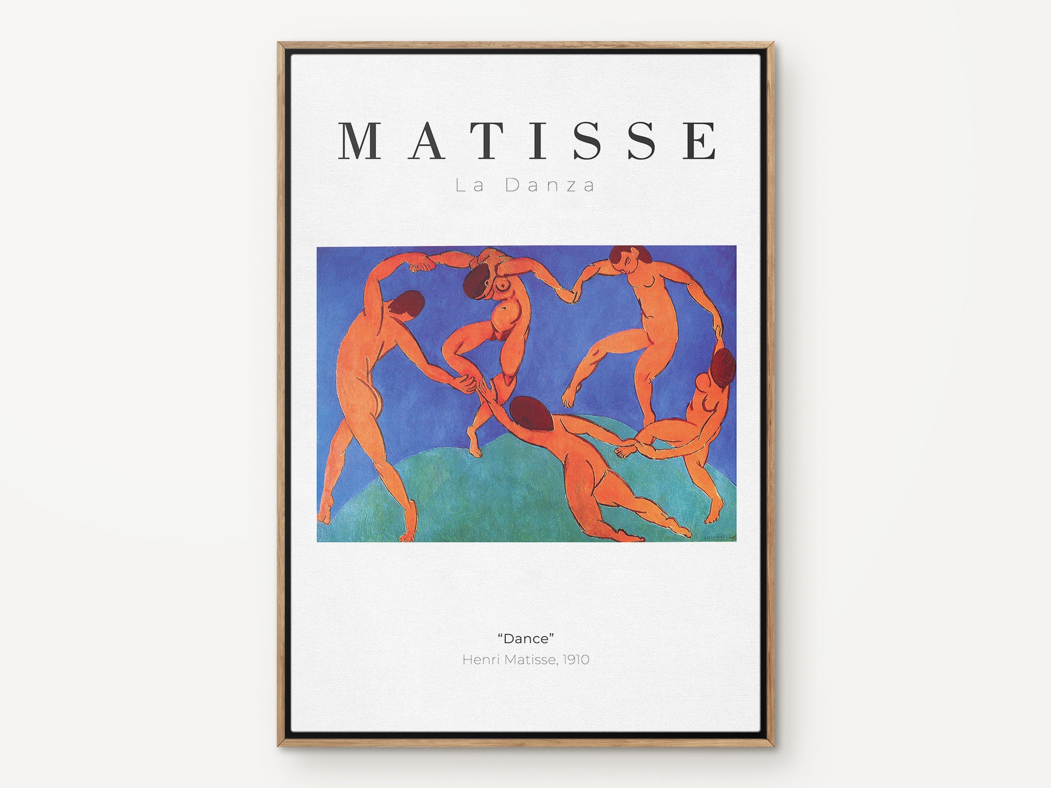 Henri Matisse The Dance, Matisse canvas wall art , Modern framed wall art for bedroom, living