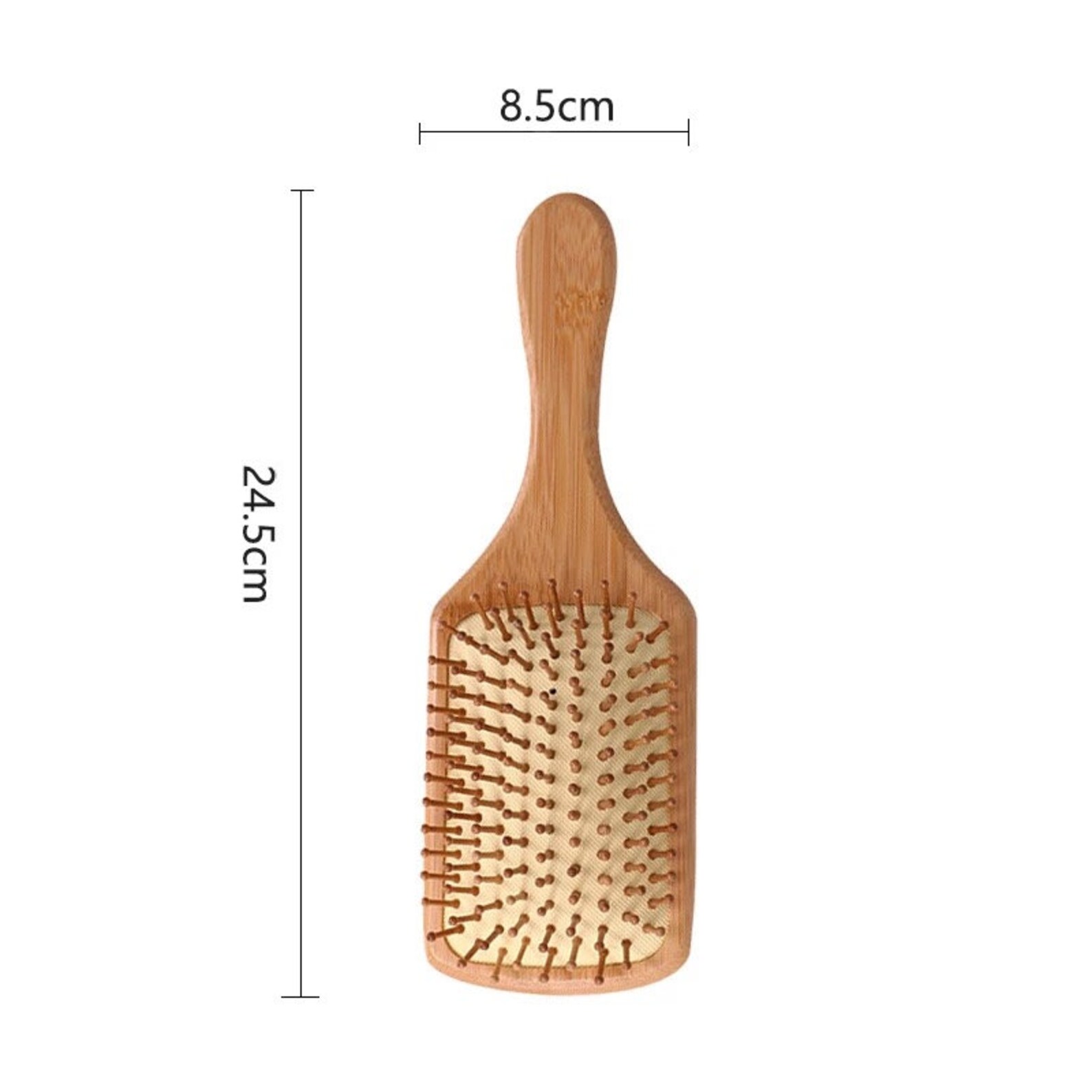 Large Bamboo wood paddle square hair brusheco friendly Etsy