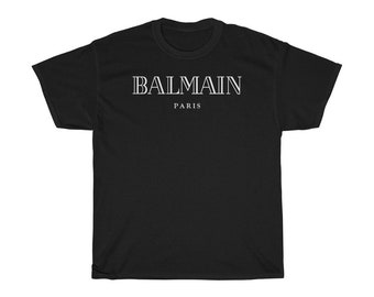 balmain t shirt etsy